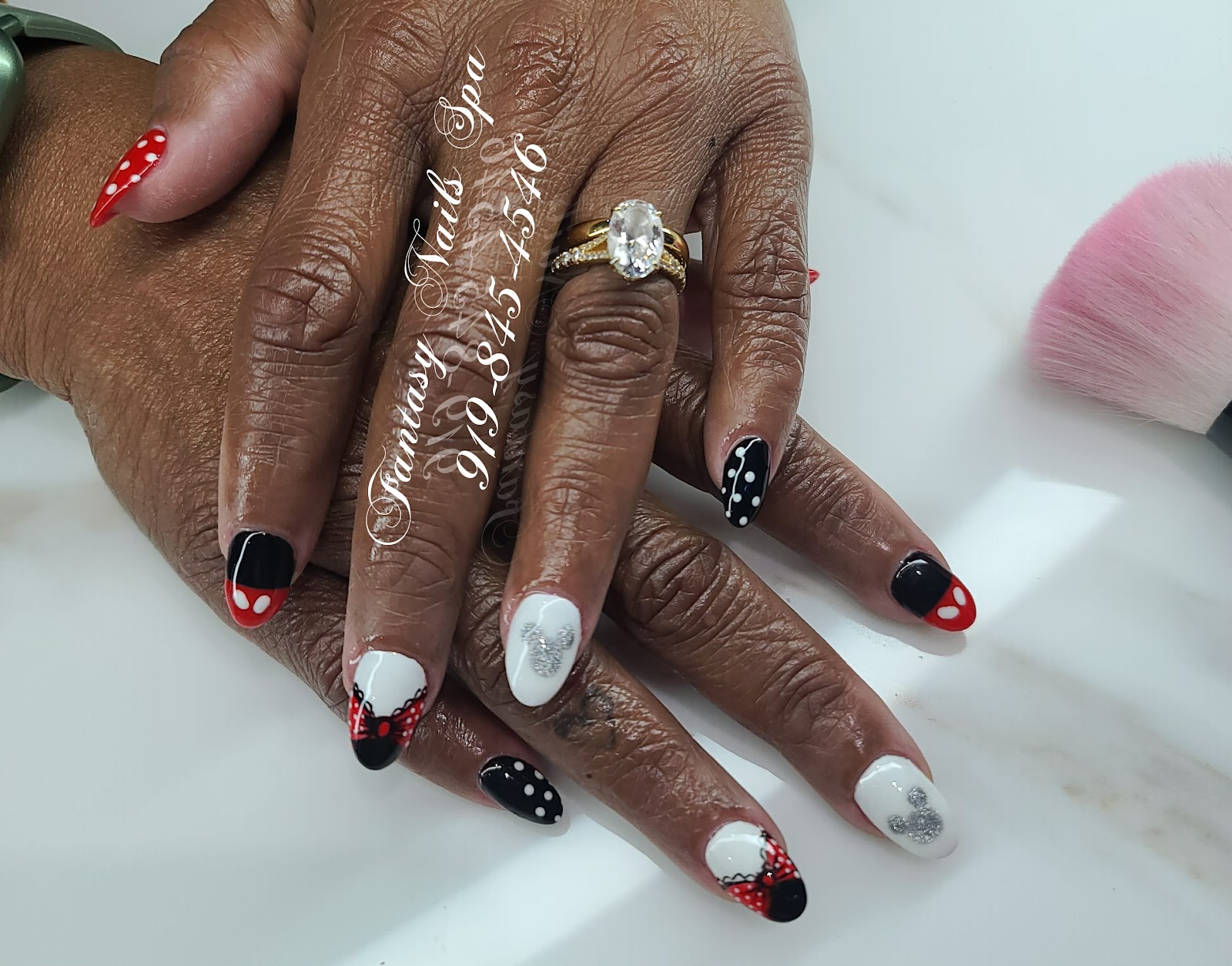 Fantasy Nail Spa nail work in Raleigh, North Carolina